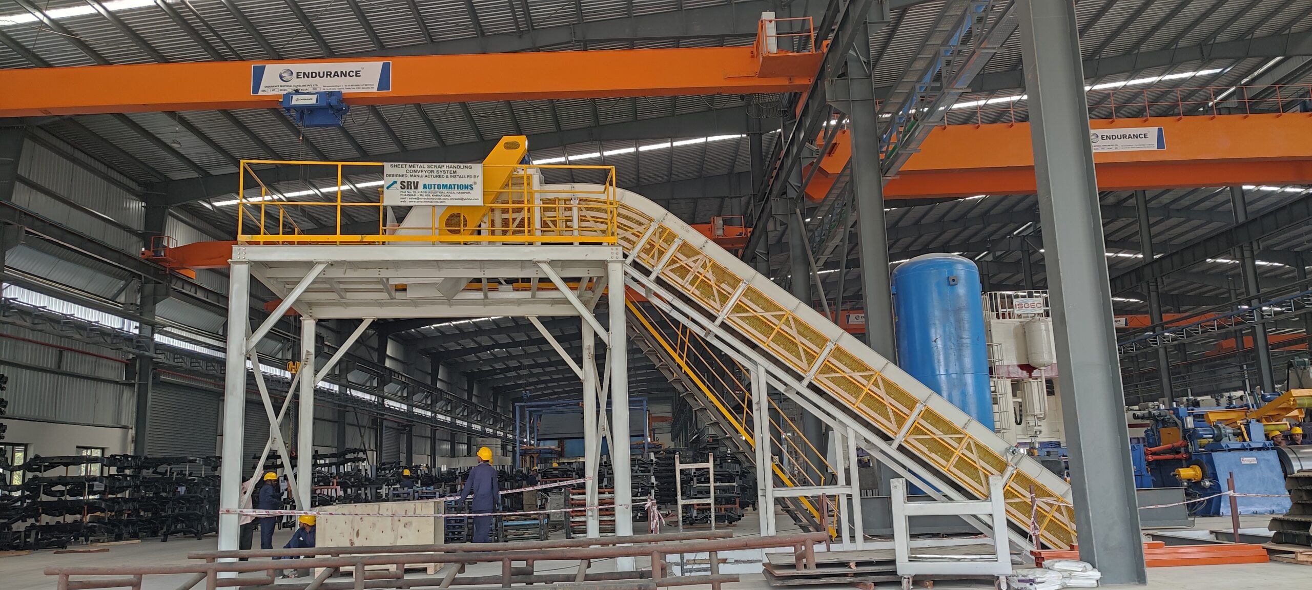 Home scrap handling conv